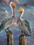 Pelican-Posts-36x48