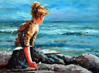 Beach (acrylic)