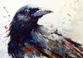 The Sentinel-Watercolor-sold
