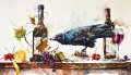 Gourmet Crow Bar 18x30 watercolor sold