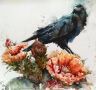 Prickley Personality-watercolor-sold